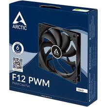 Комплект кулерів ARCTIC F12 PWM 5 шт Black (ACFAN00145A)