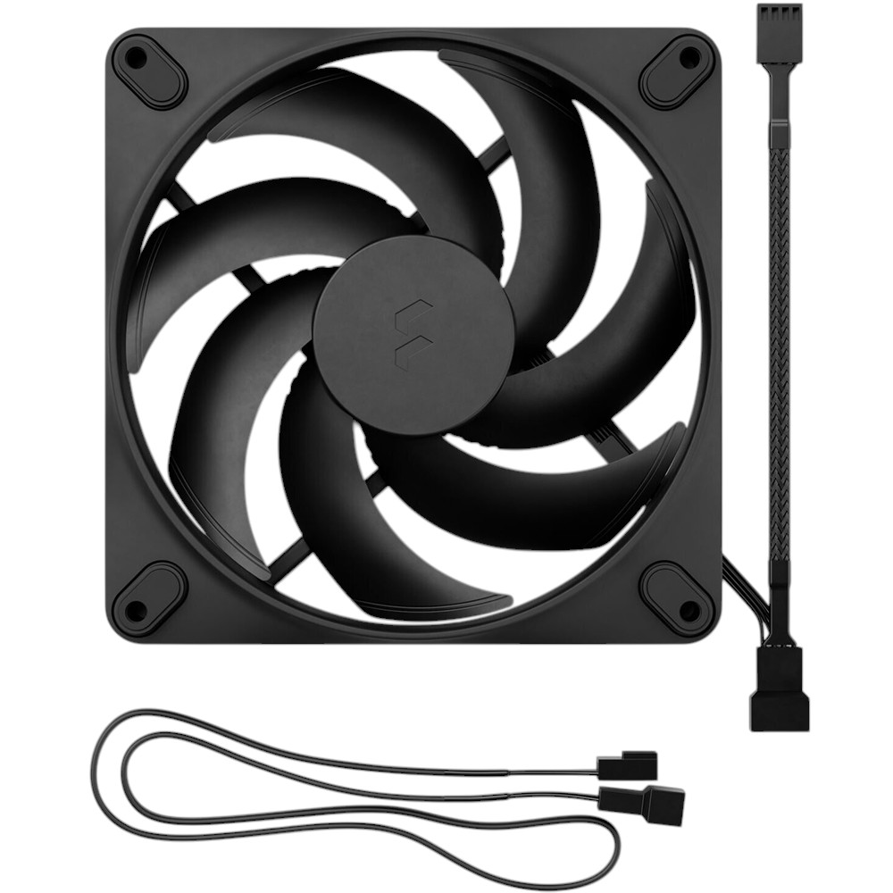 Внешний вид Кулер корпусный FRACTAL DESIGN Momentum 14 Black (FD-F-MO1-1401)