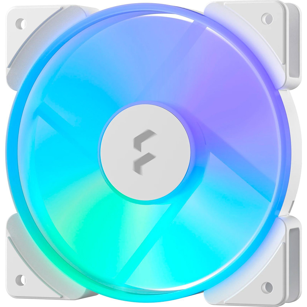 Кулер корпусный FRACTAL DESIGN Prisma AL-12 PWM White (FD-FAN-PRI-AL12-PWM-WT) Дополнительно 6 ARGB светодиодов; демпферы; Trip Wire; аэродинамические стойки; ШИМ 500–2000 об/мин; совместимость Aura, Fusion, Mystic Light, Polychrome; поддержка Adjust R1; активное охлаждение; толщина 30 мм; давление 2,78 мм H₂O; MTBF 100 000 ч