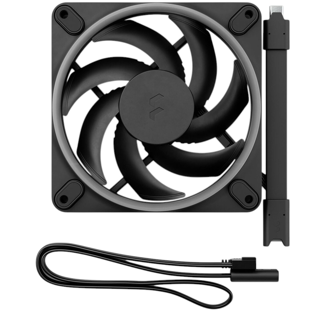 Внешний вид Кулер корпусный FRACTAL DESIGN Momentum 12 RGB Black (FD-F-MR1-1201)