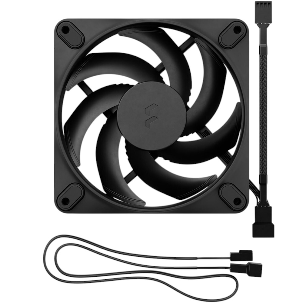 Внешний вид Кулер корпусный FRACTAL DESIGN Momentum 12 Black (FD-F-MO1-1201)