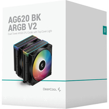 Кулер процессорный DEEPCOOL AG620 BK ARGB V2 (R-AG620-BKAMMN-GJD)