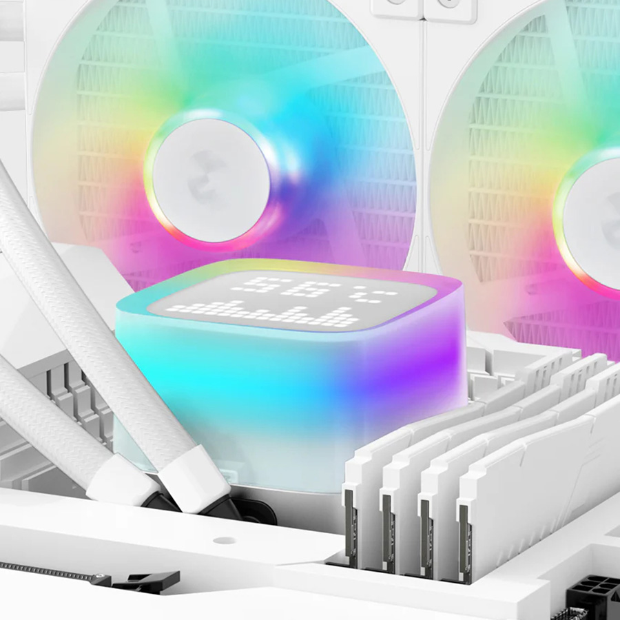 Заказать Система водяного охлаждения DEEPCOOL LP240 ARGB White (R-LP240-WHMSMC-G-1)