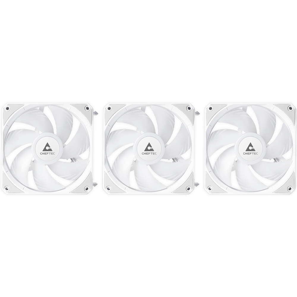 Зовнішній вигляд Система водяного охолодження CHIEFTEC Iceberg 360 ARGB White (CLC-360-RGB-W)