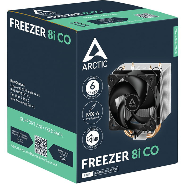 Зовнішній вигляд Кулер процесорний ARCTIC Freezer 8i CO (ACFRE00191A)