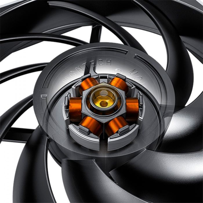 Кулер корпусний MONTECH 120MM METAL 120 PWM Живлення 4-pin