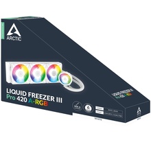 Система водяного охолодження ARCTIC Liquid Freezer III Pro 420 A-RGB White (ACFRE00189A)