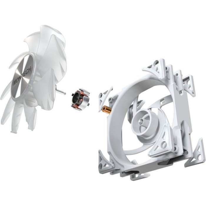 Кулер корпусный MONTECH 120MM METAL PRO 12 ARGB PWM WHITE Подшипник гидродинамический