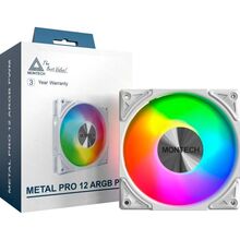 Кулер корпусный MONTECH 120MM METAL PRO 12 ARGB PWM WHITE