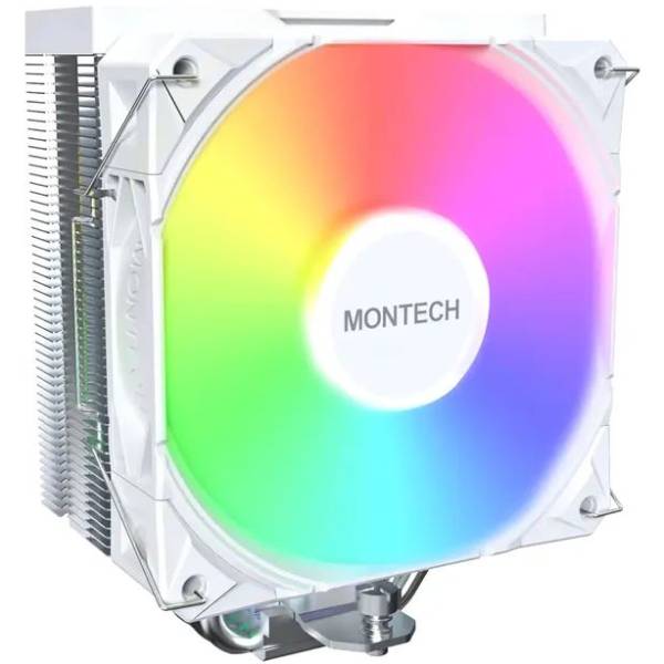 Кулер процесорний MONTECH MULTI SOCKET WHITE NX400 ARGB (W) Кулер процесорний MONTECH MULTI SOCKET WHITE NX400 ARGB (W)