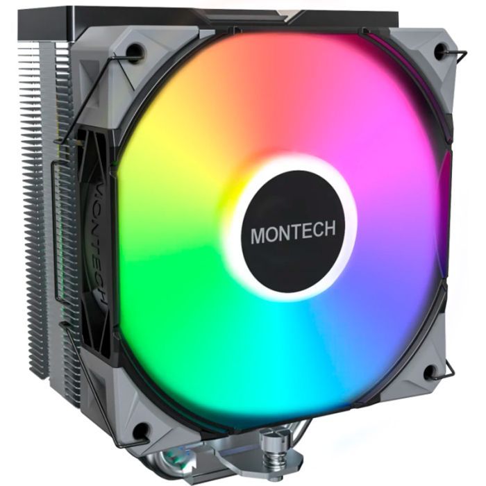 Кулер процесорний MONTECH MULTI SOCKET BLACK NX400 ARGB (B) Кулер процесорний MONTECH MULTI SOCKET BLACK NX400 ARGB (B)