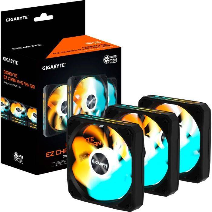 Замовити Набір корпусних кулерів GIGABYTE 120MM ARGB (GP-GBT EZRVSFAN1203)