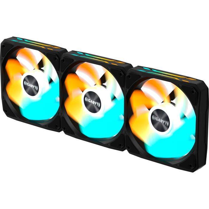 Набір корпусних кулерів GIGABYTE 120MM ARGB (GP-GBT EZRVSFAN1203) Підшипник гідродинамічний