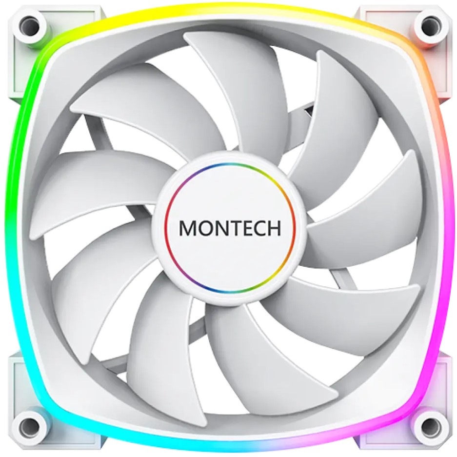 Кулер корпусний MONTECH AX140 PWM WHITE Кулер корпусний MONTECH AX140 PWM WHITE