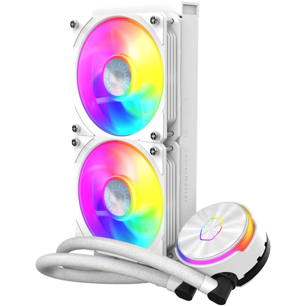 Система водяного охолодження COOLERMASTER MasterLiquid PL240 Flux White Edition (D24M-A23PZ-RW) Призначення для процесора