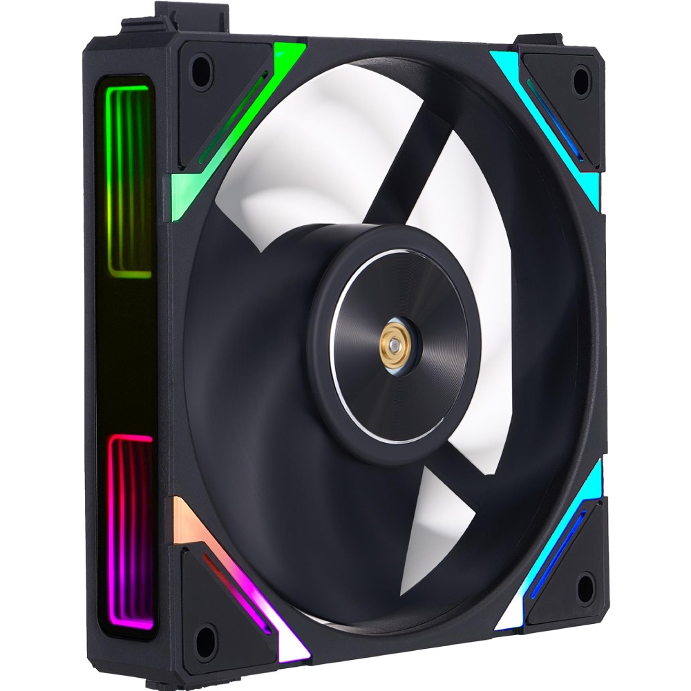 Зовнішній вигляд Кулер корпусний 1STPLAYER XF7 Black (XF7-BK-1IN1)