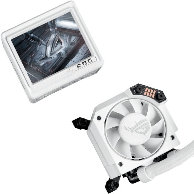 Фото Система водяного охлаждения ASUS ROG Ryujin III 360 ARGB Extreme White (90RC0132-M0EAY0)