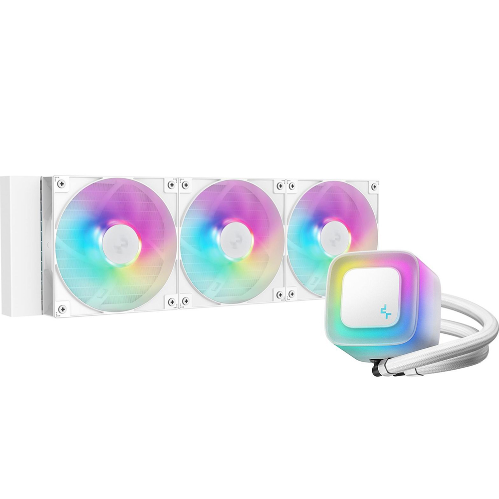 Система водяного охлаждения DEEPCOOL LE360 WH V2 (R-LE360-WHAMMN-G-2)