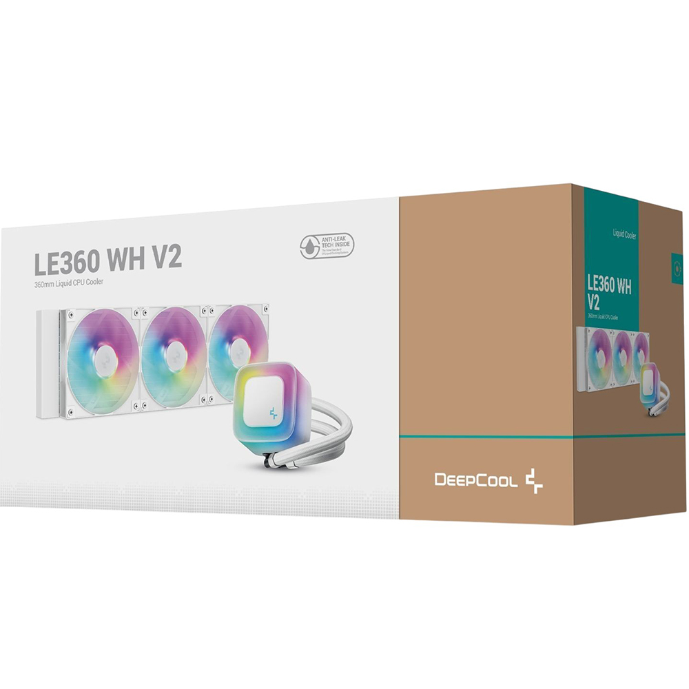 Внешний вид Система водяного охлаждения DEEPCOOL LE360 WH V2 (R-LE360-WHAMMN-G-2)