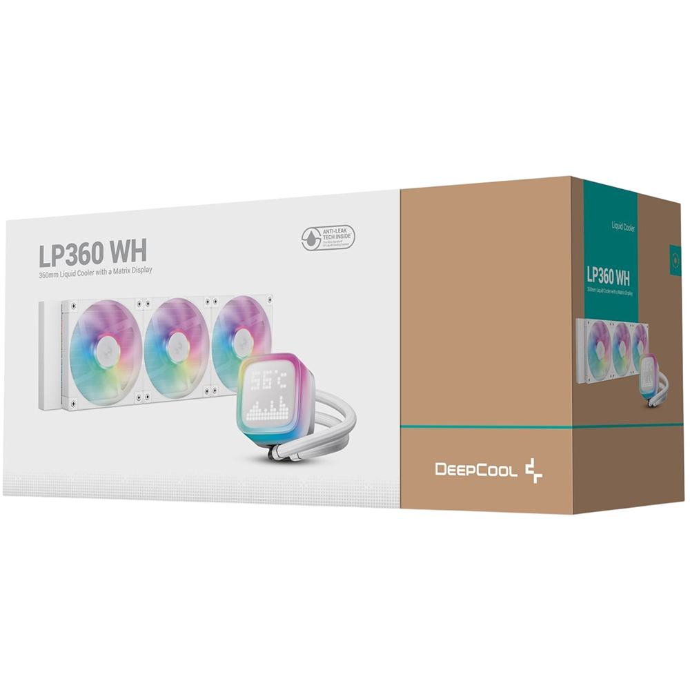 Фото Система водяного охолодження DEEPCOOL LP360 ARGB White (R-LP360-WHMSMC-G-1)