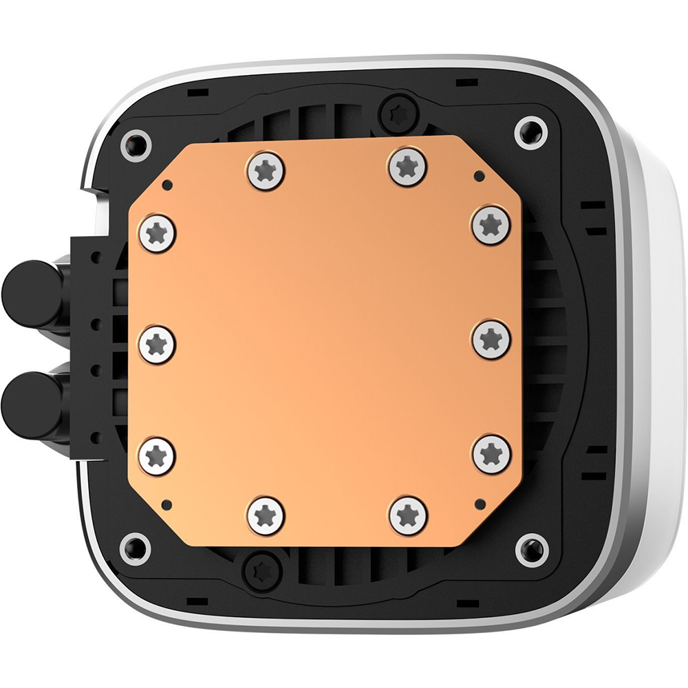 Система водяного охолодження DEEPCOOL LP360 ARGB White (R-LP360-WHMSMC-G-1) Додатково швидкість помпи 3400 об/хв ±10%; вентилятори 600–2400 об/хв ±10%; тиск 3.48 мм H₂O; напруга вентилятора 12; струм 0.22 A; споживання 2.64 Вт; підсвічування ARGB (+5V-D-G); тип дисплея LED Digital Display