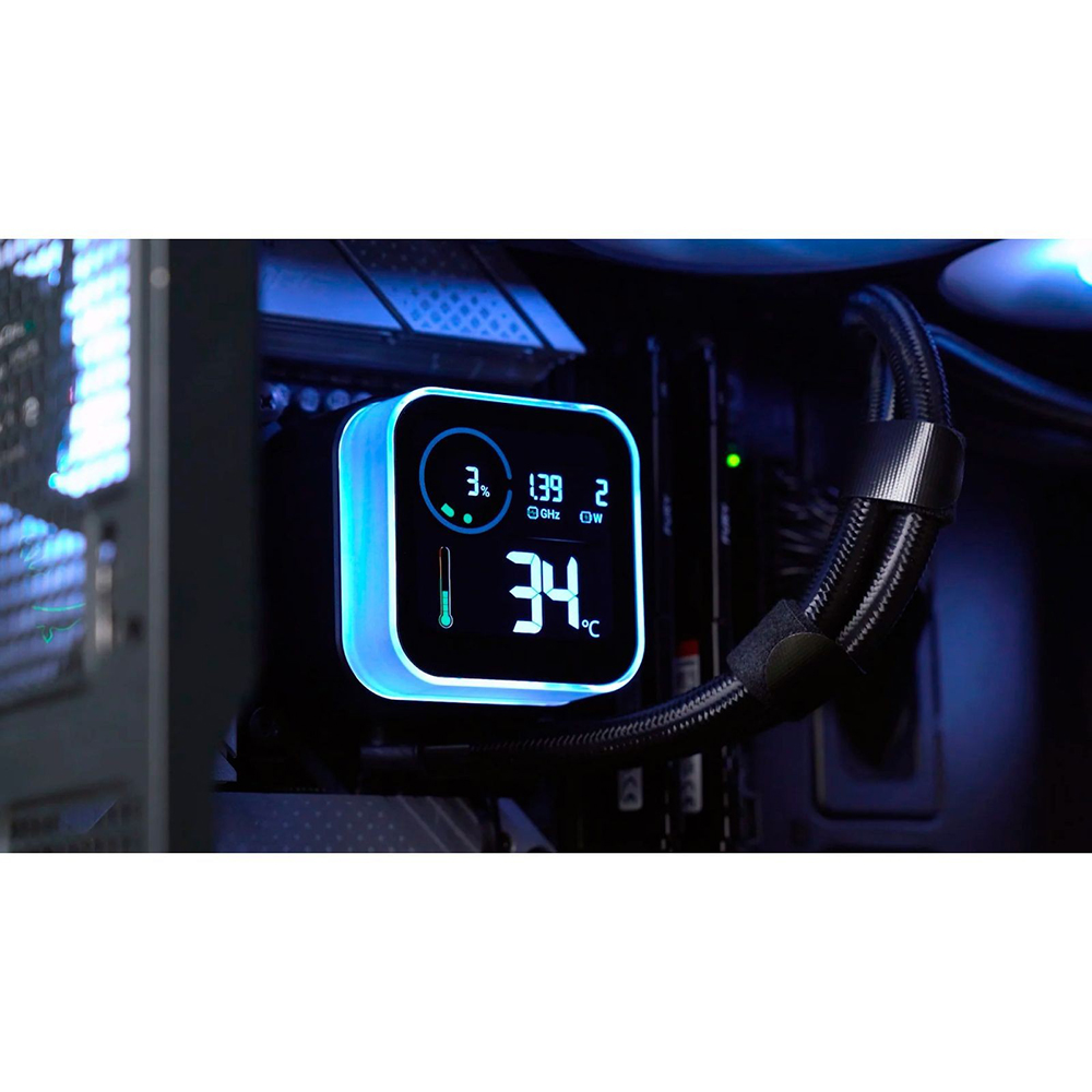 Изображение Система водяного охлаждения DEEPCOOL LQ240 Black (R-LQ240-BKLSMW-G-1)