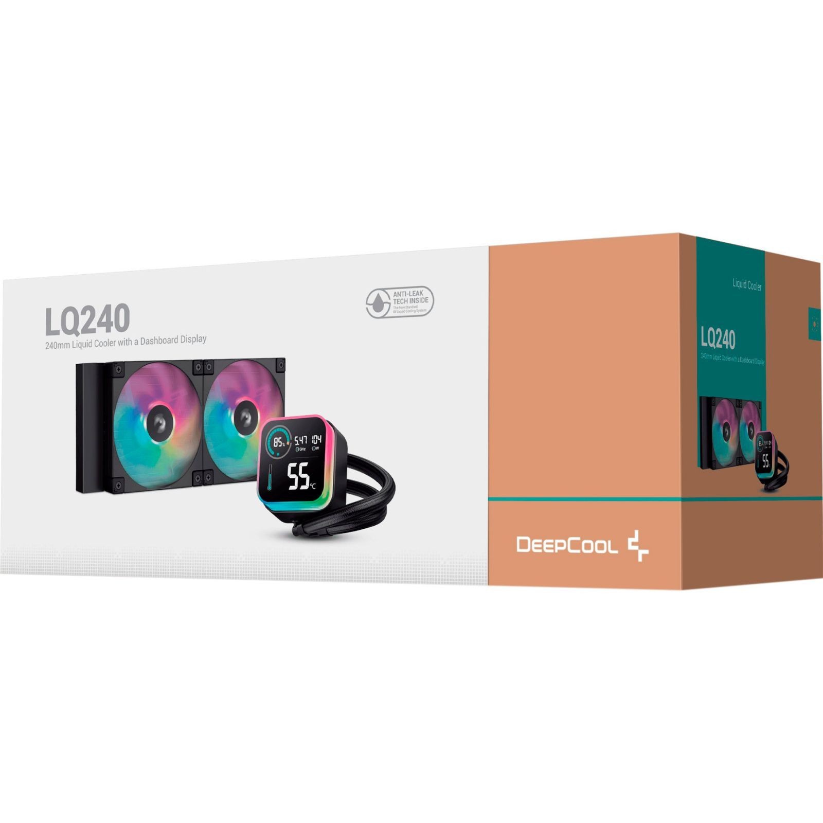 Внешний вид Система водяного охлаждения DEEPCOOL LQ240 Black (R-LQ240-BKLSMW-G-1)