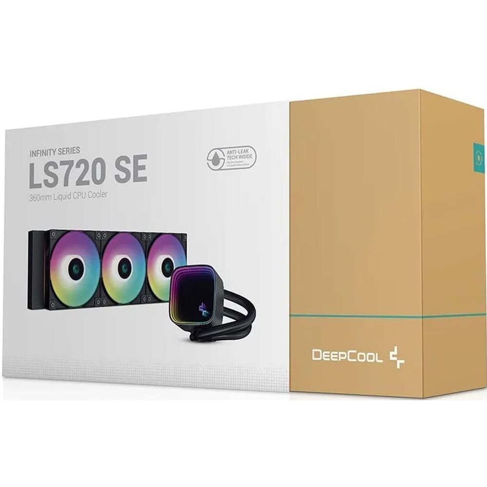 Зовнішній вигляд Система водяного охолодження DEEPCOOL LS720 SE Black (R-LS720-BKAMMM-G-1)