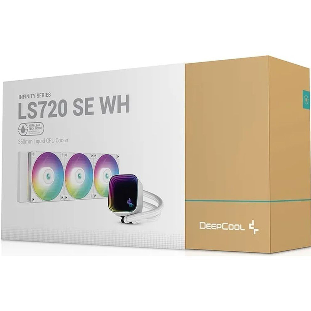 Зовнішній вигляд Система водяного охолодження DEEPCOOL LS720 SE White (R-LS720-WHAMMM-G-1)