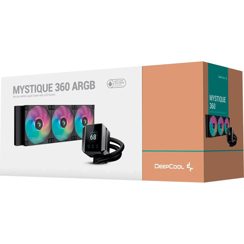 Зовнішній вигляд Система водяного охолодження DEEPCOOL Mystique 360 ARGB Black (R-LX750-BKADSNC-G-1)