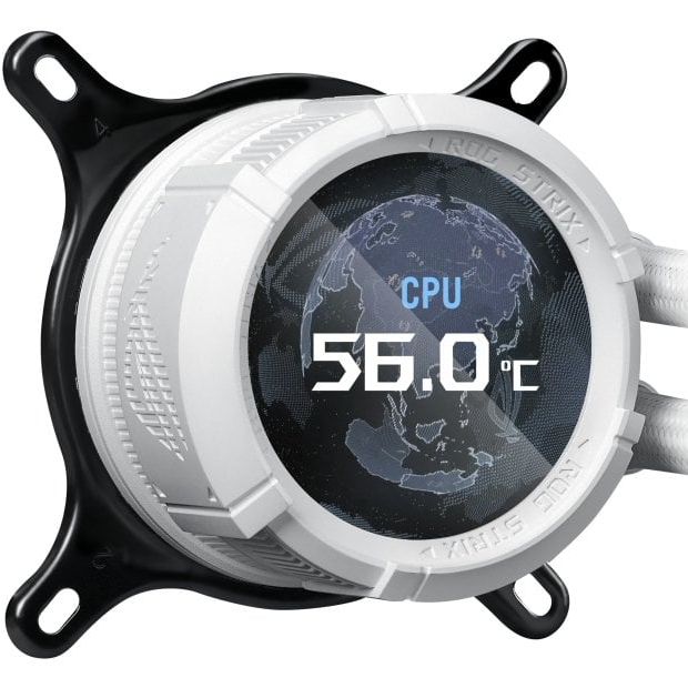 Система водяного охолодження ASUS ROG Strix LC III 360 ARGB LCD White (90RC00W2-M0UAY0) Для сокета 1155