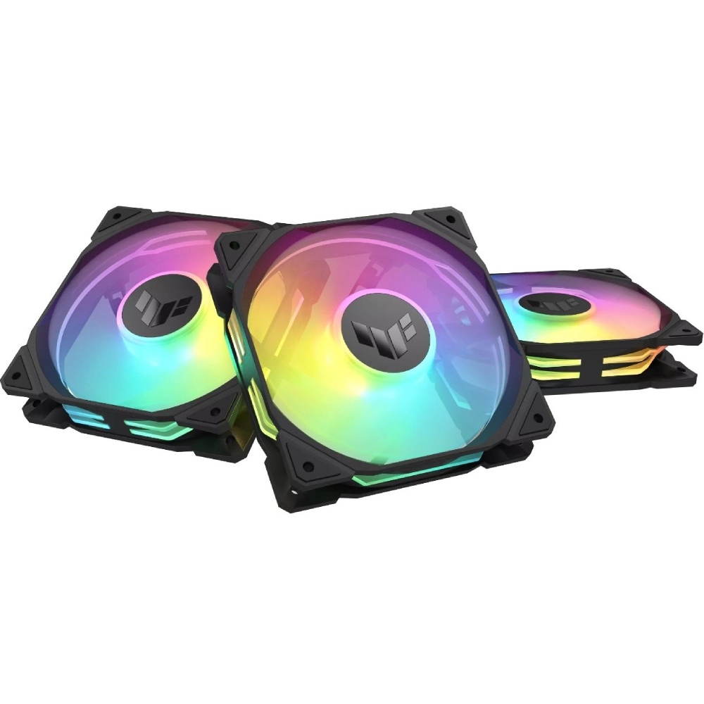 Набор кулеров корпусных ASUS TUF Gaming TR120 ARGB Reverse Triple Pack Black (90DA00D0-B09020)