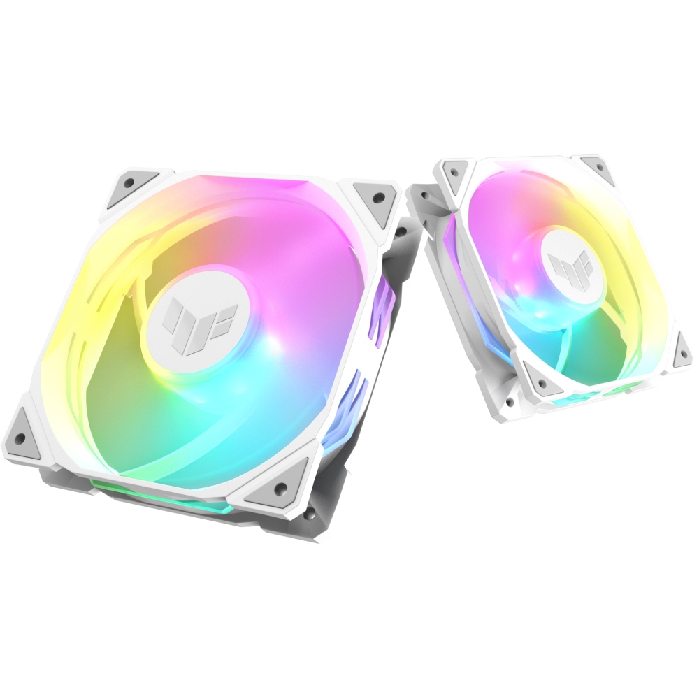 Зображення Набір корпусних кулерів ASUS TUF Gaming TR120 ARGB Reverse Triple Pack White (90DA00D3-B09020)