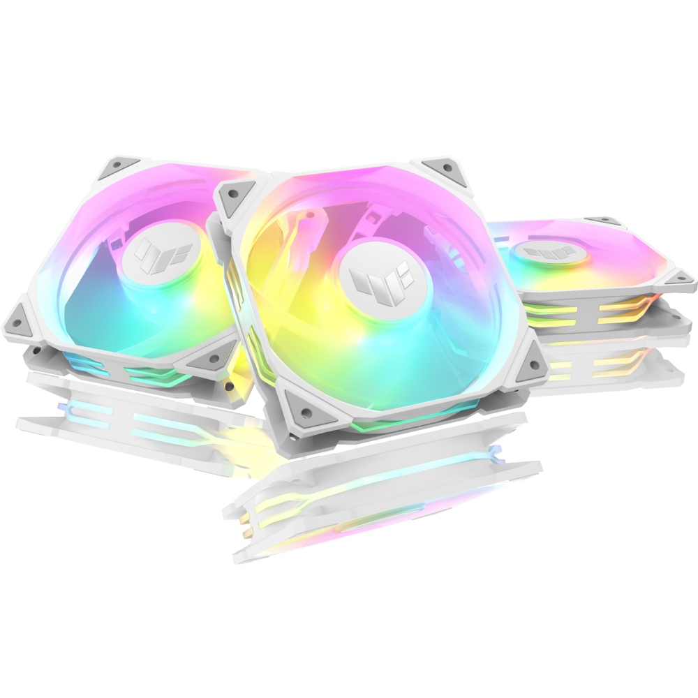 Набір корпусних кулерів ASUS TUF Gaming TR120 ARGB Reverse Triple Pack White (90DA00D3-B09020)