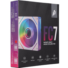 Кулер корпусний 1STPLAYER FC7 White (FC7-WH-1IN1)