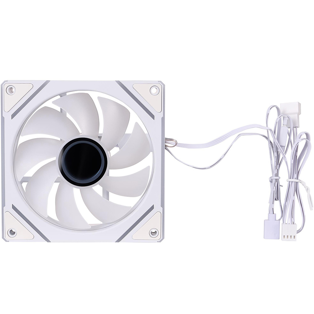 Кулер корпусний 1STPLAYER FC7 White (FC7-WH-1IN1) Діаметр вентиляторав, мм 120