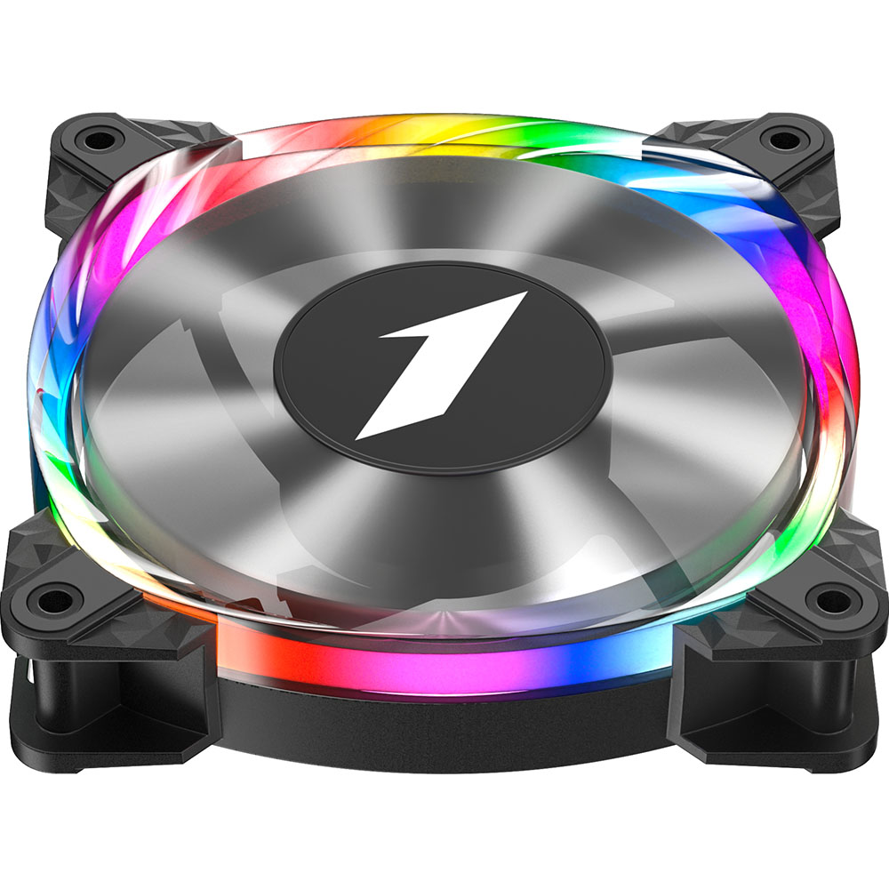 Кулер корпусный 1STPLAYER FS7 Black (FS7-BK-1IN1) Подшипник гидродинамический