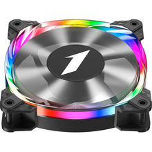 Кулер корпусный 1STPLAYER FS7 Black (FS7-BK-1IN1)