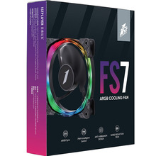 Кулер корпусный 1STPLAYER FS7 Black (FS7-BK-1IN1)