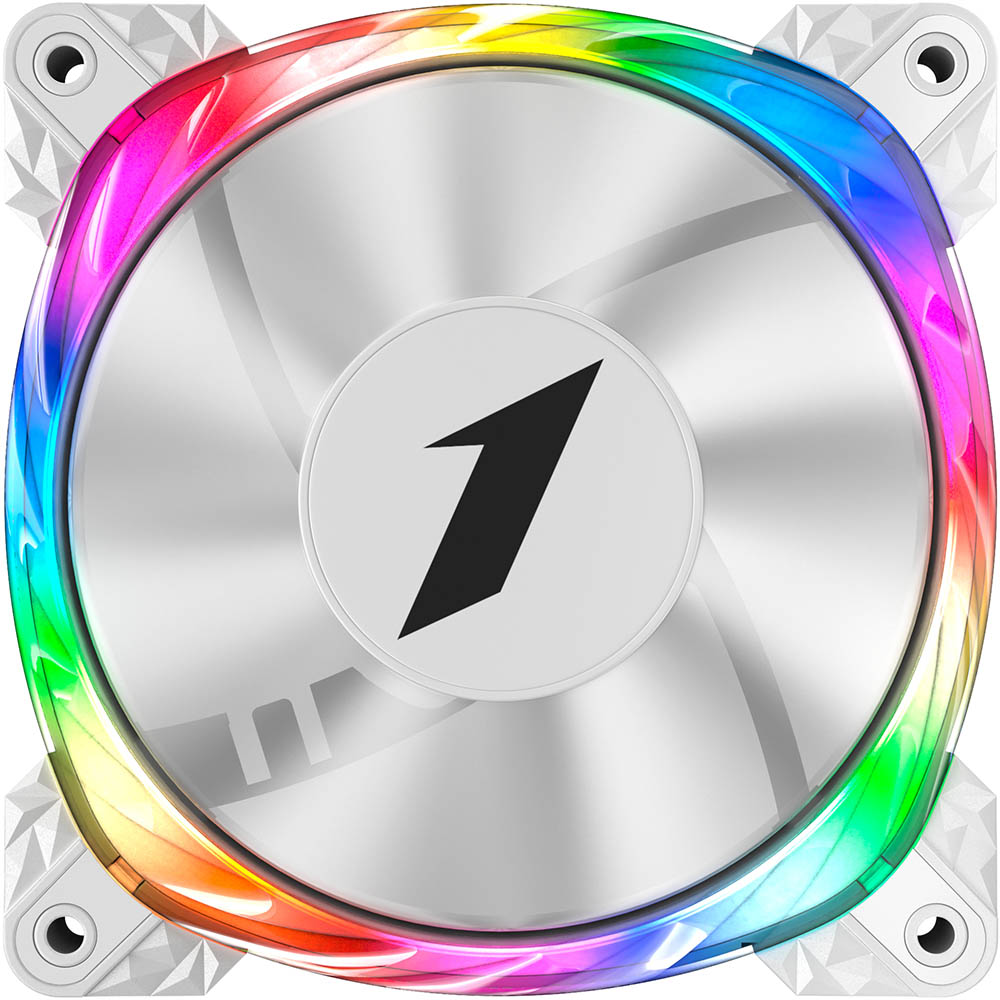 Кулер корпусный 1STPLAYER FS7 White (FS7-WH-1IN1)