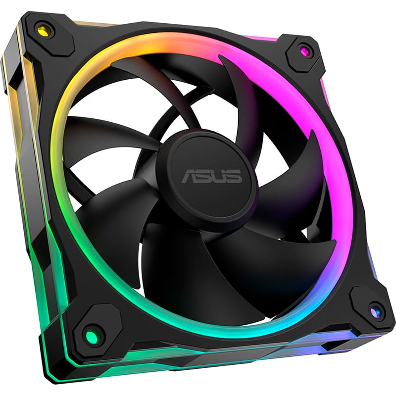 Фото 17 Набір корпусних кулерів ASUS Prime MR120 ARGB Triple Pack Black (90DA00I0-B09020)