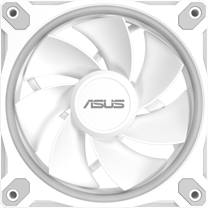 Фото Набір корпусних кулерів ASUS Prime MR120 ARGB Reverse Triple Pack White (90DA00L3-B09020)