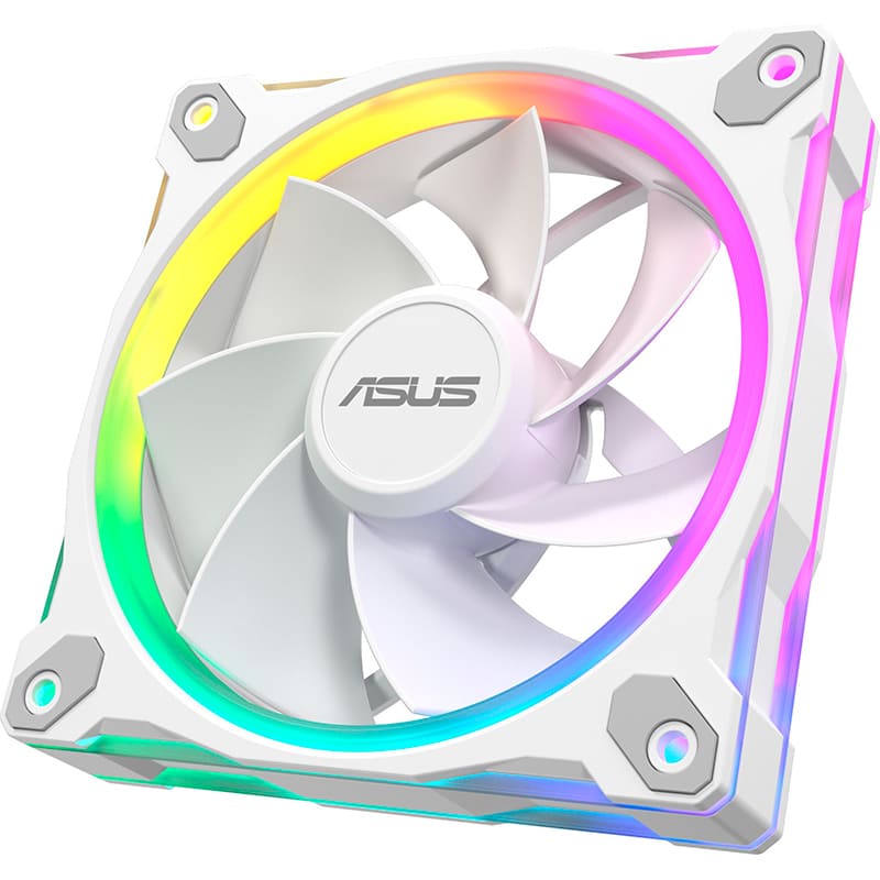 Фото 17 Набір корпусних кулерів ASUS Prime MR120 ARGB Reverse Triple Pack White (90DA00L3-B09020)