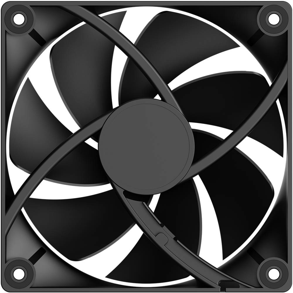 Кулер корпусний OCYPUS 120MM DELTA F12 BK Black (DELTA-F12-BK1NM00X-GL) Підшипник гідравлічний