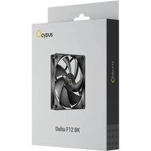 Кулер корпусний OCYPUS 120MM DELTA F12 BK Black (DELTA-F12-BK1NM00X-GL)
