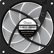 Кулер корпусний OCYPUS 120MM GAMMA F12 ELITE ARGB Black (GAMMA-F12-BK1AM00E-GL)