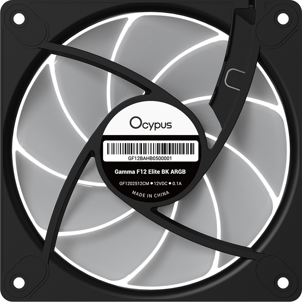 Замовити Набір корпусних кулерів OCYPUS GAMMA F12 ELITE ARGB 3 IN 1 Black (GAMMA-F12-BK3AM00E-GL)