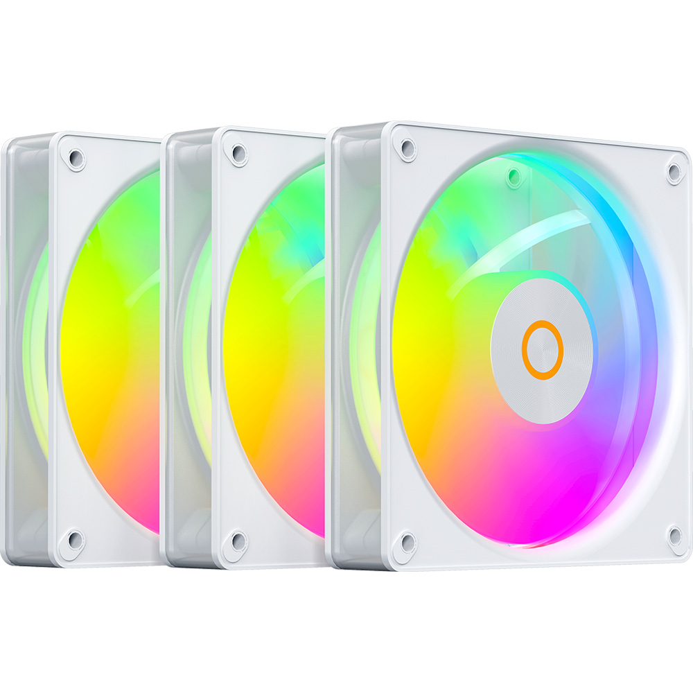 Набор кулеров корпусных OCYPUS GAMMA F12 ELITE WH ARGB 3 IN 1 White (GAMMA-F12-WH3AM00E-GL)