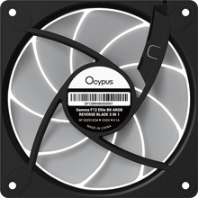 Кулер корпусний OCYPUS GAMMA F12 BK ARGB REVERSE BLADE Black (GAMMA-F12-BK1AM01E-GL)