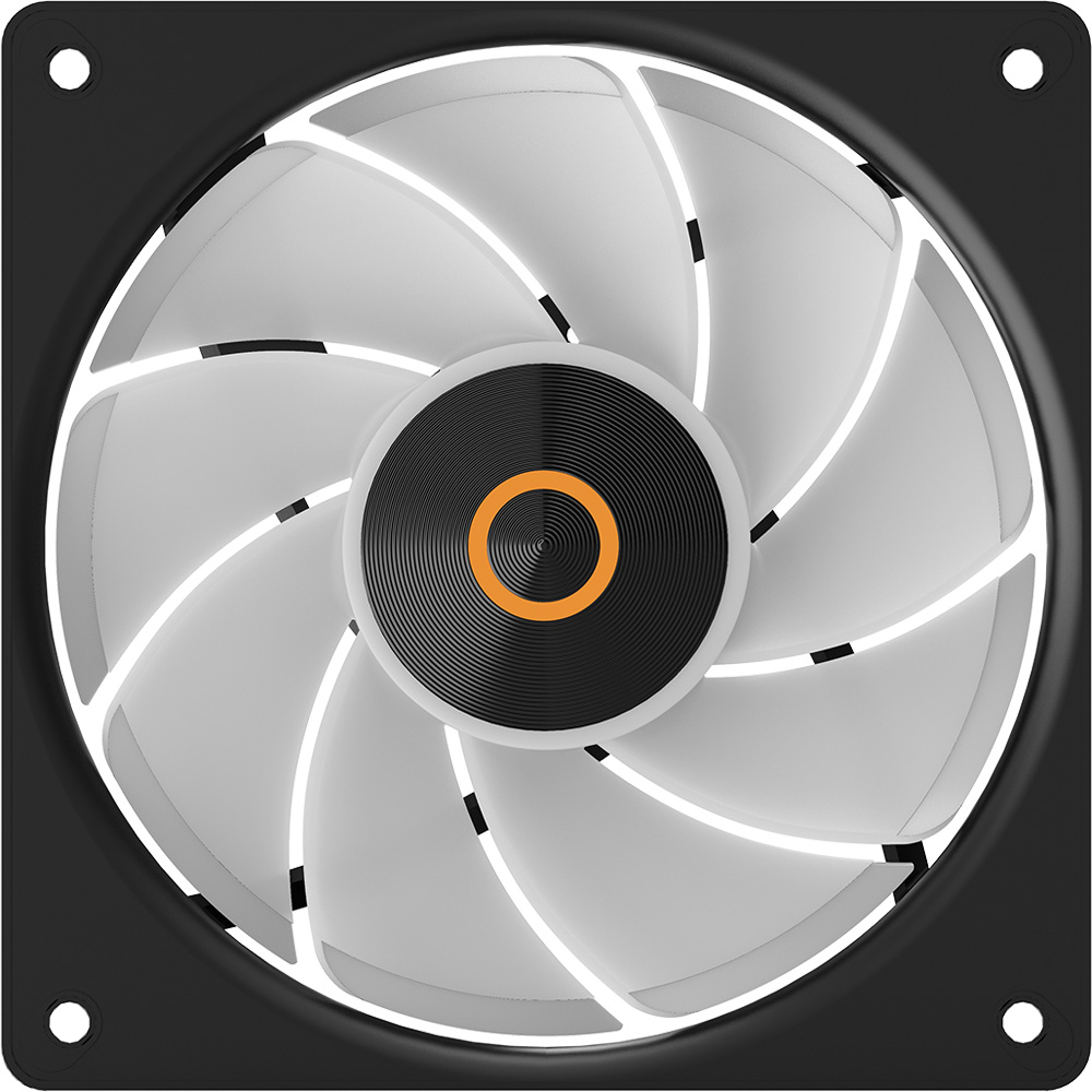 Набір корпусних кулерів OCYPUS GAMMA F12 ELITE BK ARGB REVERSE BLADE 3 IN 1 Black (GAMMA-F12-BK3AM01E-GL) Підшипник гідравлічний